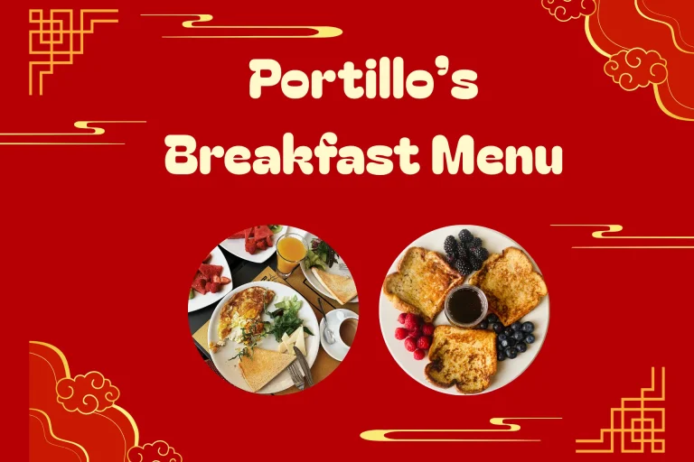 Portillo's Breakfast​ Menu